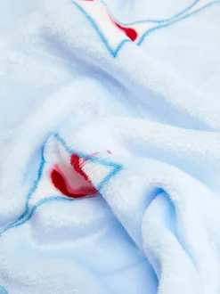 Pluszowa narzuta z motywem Martini