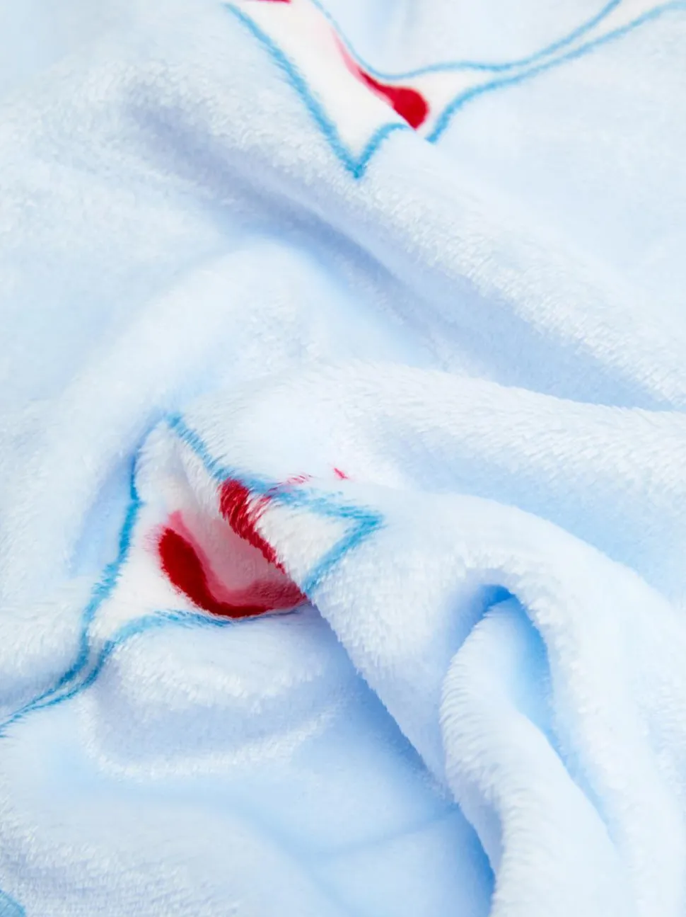 Pluszowa narzuta z motywem Martini