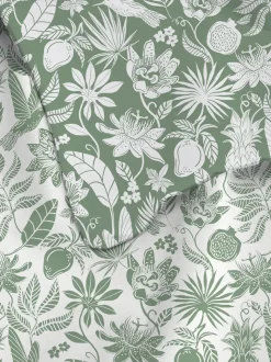 Pościel na łóżko dwuosobowe w tropikalne liście