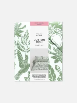 Pościel na łóżko dwuosobowe w tropikalne liście