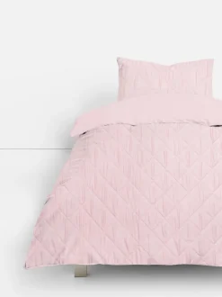 Pościel na łóżko jednoosobowe z pikowaniem w romby