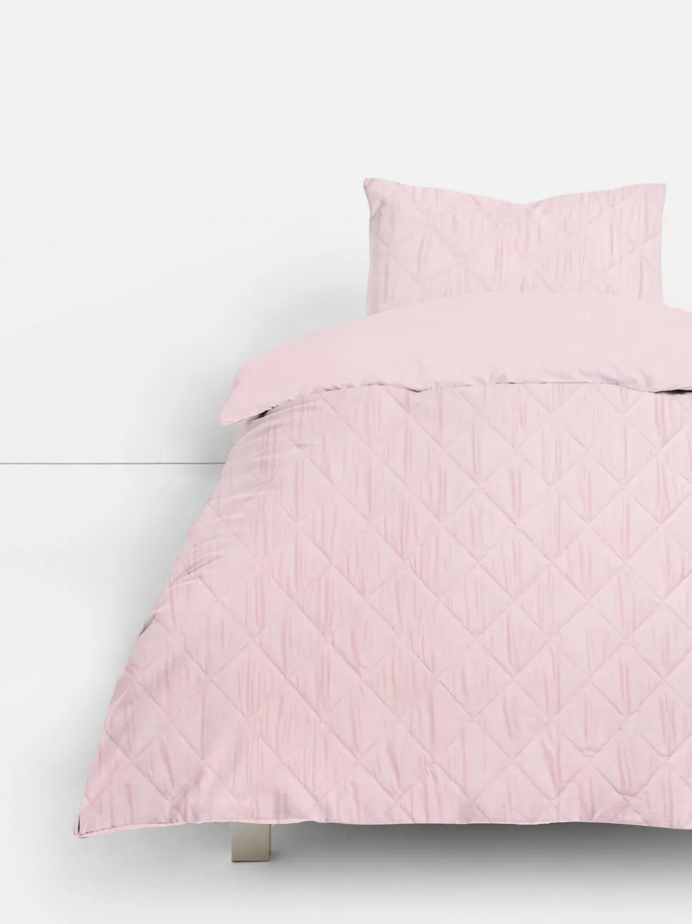 Pościel na łóżko jednoosobowe z pikowaniem w romby