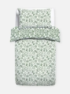 Pościel na łóżko jednoosobowe w tropikalne liście