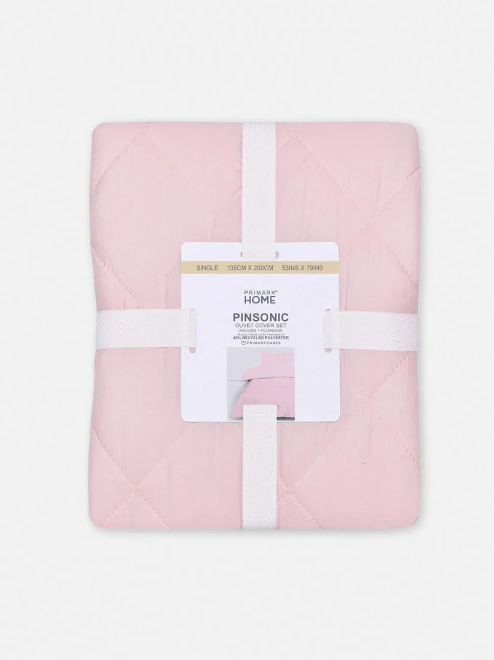 Pościel na łóżko jednoosobowe z pikowaniem w romby