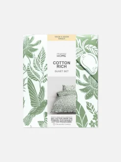 Pościel na łóżko jednoosobowe w tropikalne liście