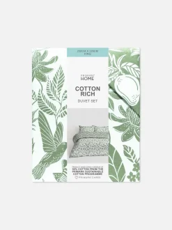 Pościel w tropikalne liście na łóżko typu king