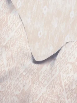 Pościel ze spranym wzorem ikat na łóżko pojedyncze