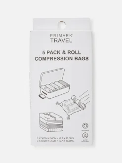Podróżne torby kompresyjne, 5 szt.