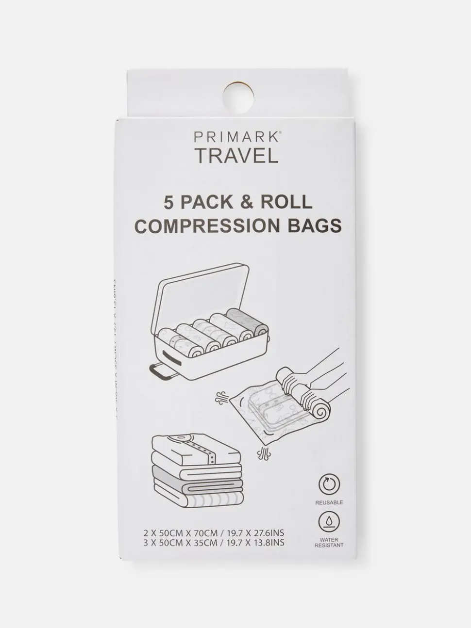 Podróżne torby kompresyjne, 5 szt.