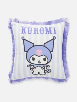 Poduszka z frędzlami i motywem Kuromi z Hello Kitty