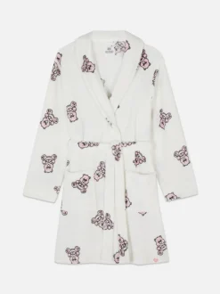 Polarowy szlafrok z motywem Troskliwych Misiów