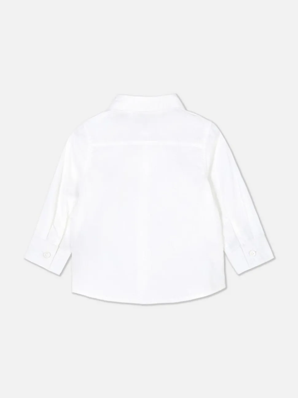 Popelinowa koszula z długim rękawem