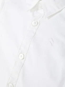 Popelinowa koszula z długim rękawem