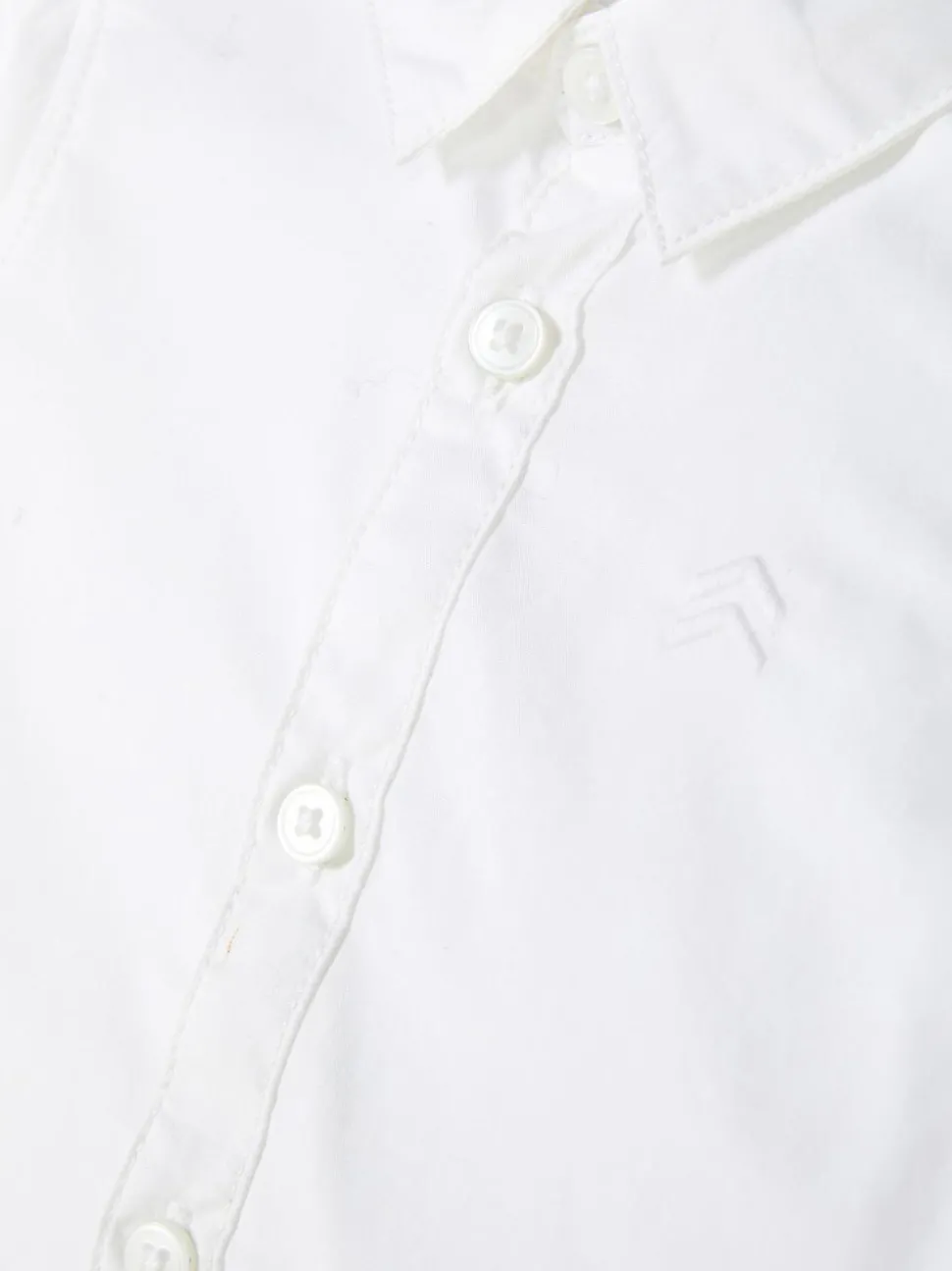 Popelinowa koszula z długim rękawem