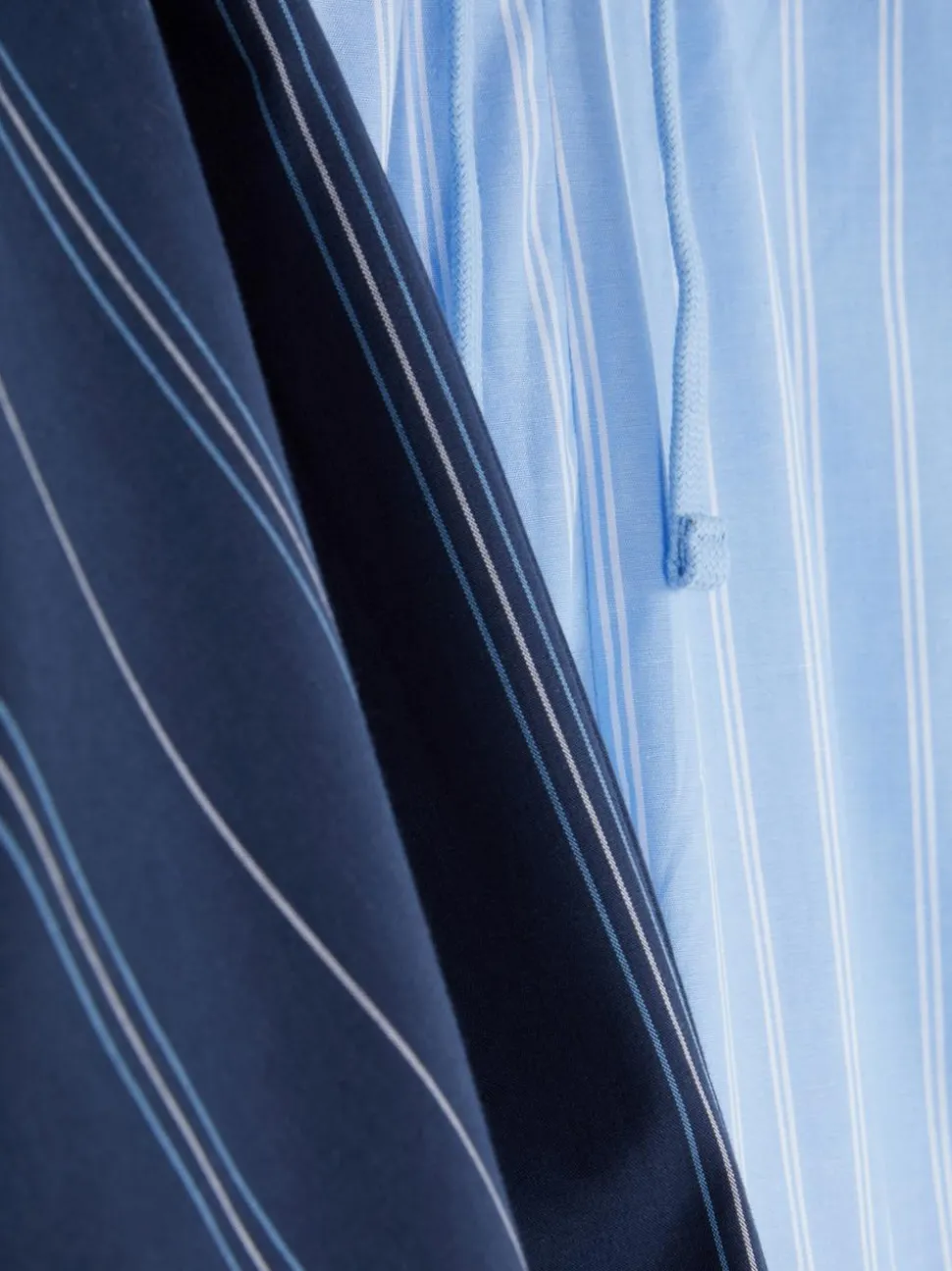 Popelinowe spodnie od piżamy w paski, 2 pary