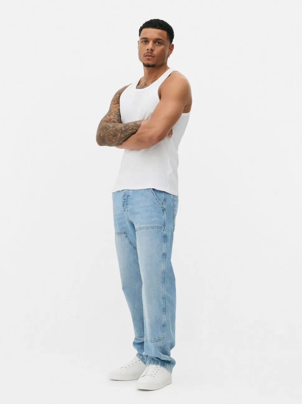 Prążkowana koszulka bez rękawów