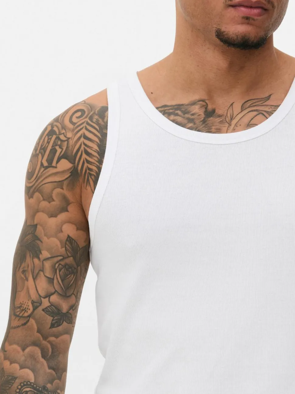 Prążkowana koszulka bez rękawów