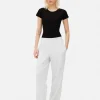 Prążkowane body typu T-shirt