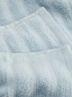 Prążkowane ściereczki do twarzy, 3 szt.