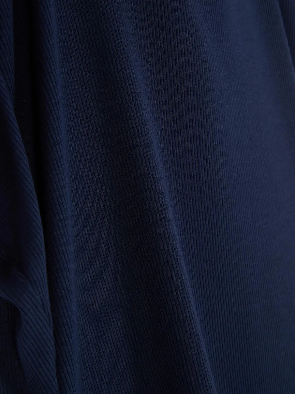 Prążkowany piżamowy top bez rękawów z modalu