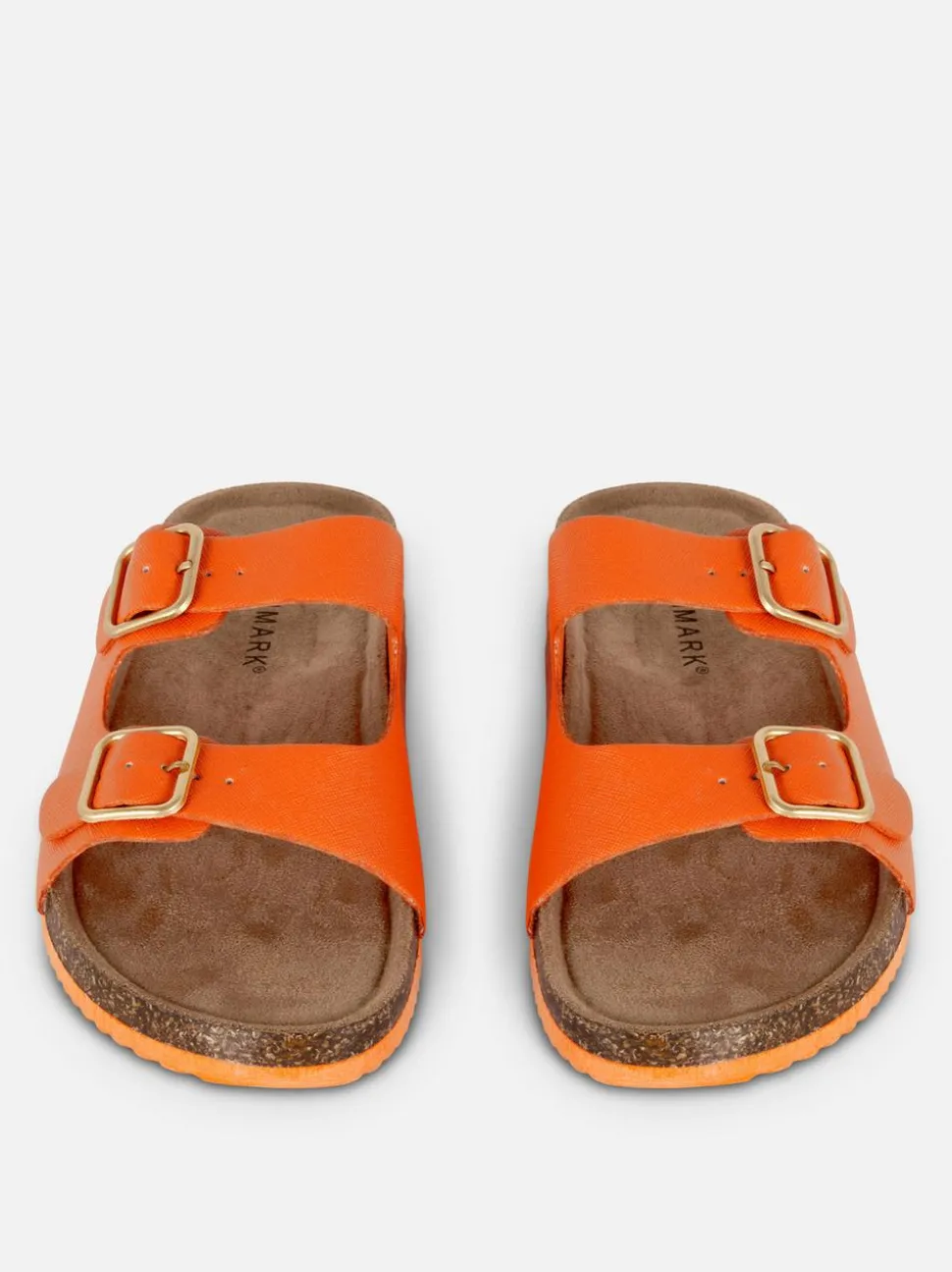 Profilowane sandały z podwójnym paskiem