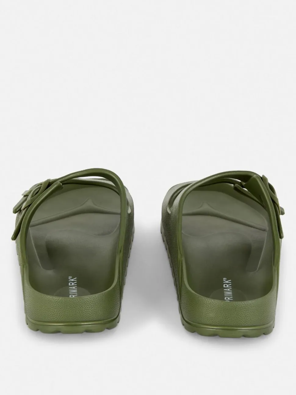 Profilowane sandały z podwójnym paskiem