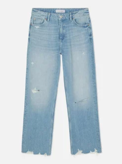 Proste jeansy z efektem znoszenia Paula Echevarría