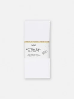 Prześcieradło płaskie na łóżko jednoosobowe