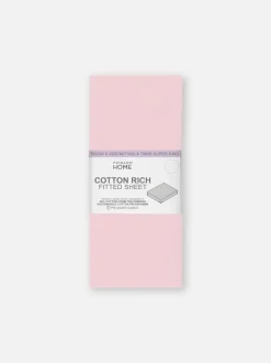 Prześcieradło z gumką na łóżko super king