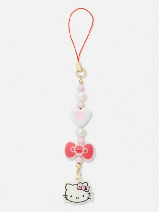 Przywieszka na telefon z koralikami Hello Kitty