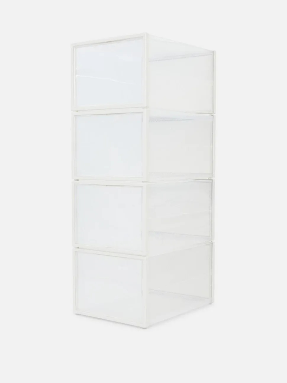 Pudełka na buty do układania jedne na drugich, 4 szt.