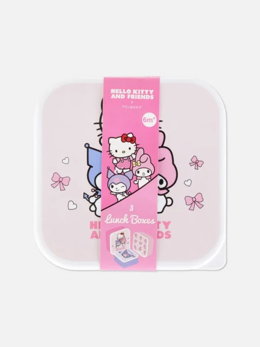 Pudełka na lunch z motywem Hello Kitty, 3 szt.