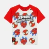 Raglanowy T-shirt z dinozaurem i motywem Marvela