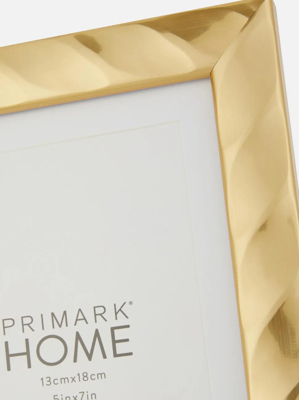 Ramka na zdjęcia 13 x 18 cm w kolorze złotym