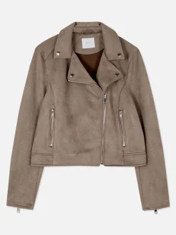 Ramoneska ze sztucznego zamszu