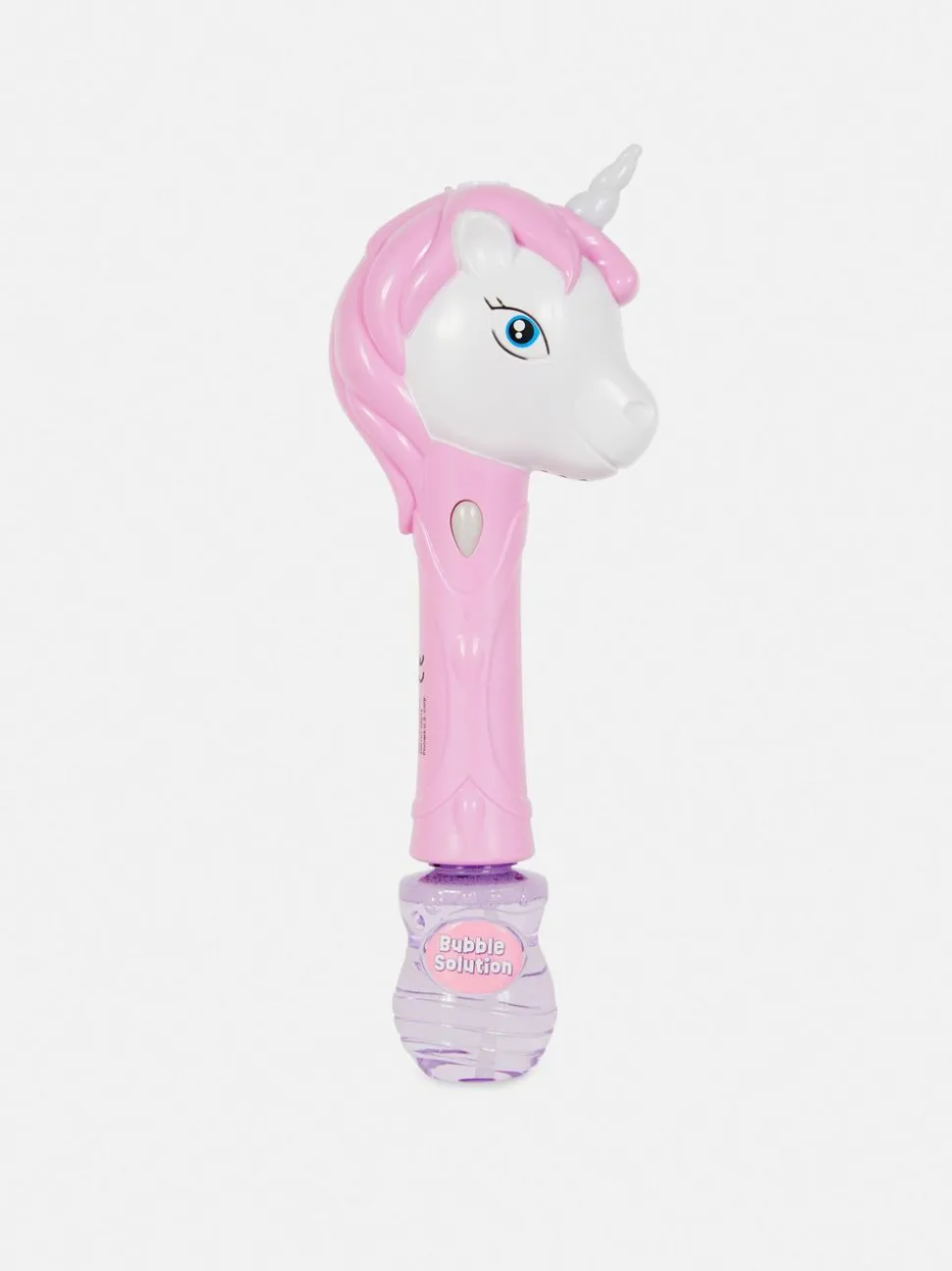 Różdżka do baniek z motywem jednorożca i lampką LED