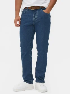 Rozciągliwe jeansy o prostym kroju