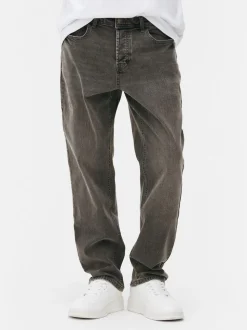 Rozciągliwe jeansy o prostym kroju