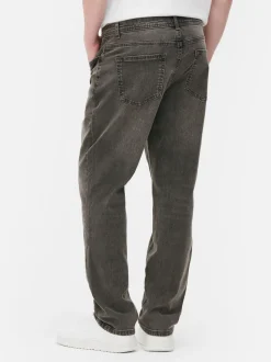 Rozciągliwe jeansy o prostym kroju