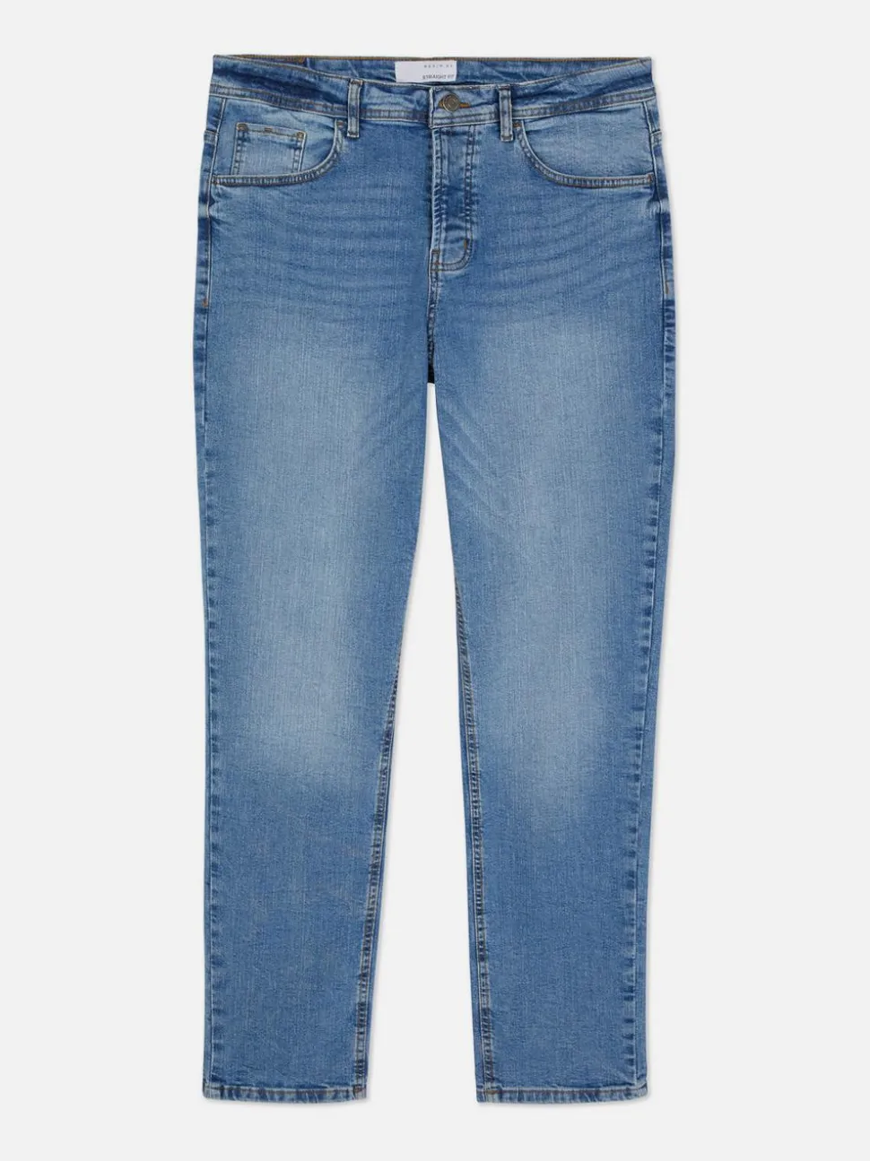 Rozciągliwe jeansy o prostym kroju