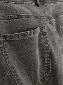 Rozciągliwe jeansy o prostym kroju