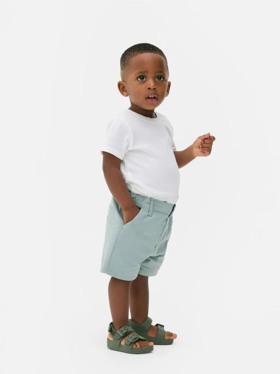 Rozciągliwe spodenki chinosy