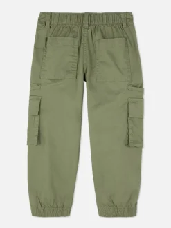 Rozciągliwe spodnie bojówki