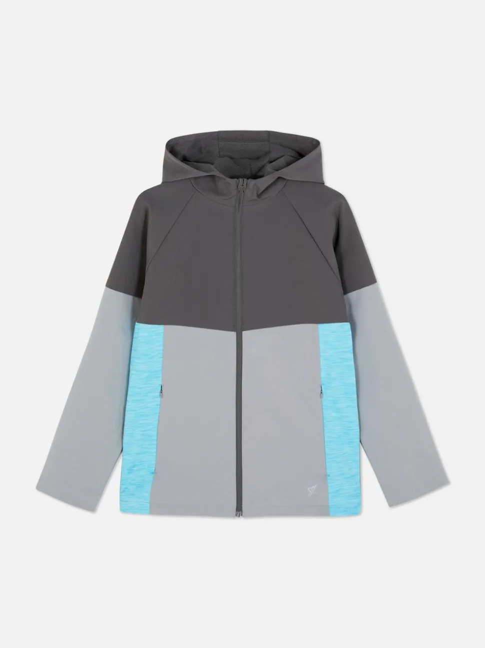 Rozpinana kurtka w bloki kolorystyczne