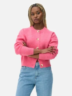 Rozpinany sweter z guzikami