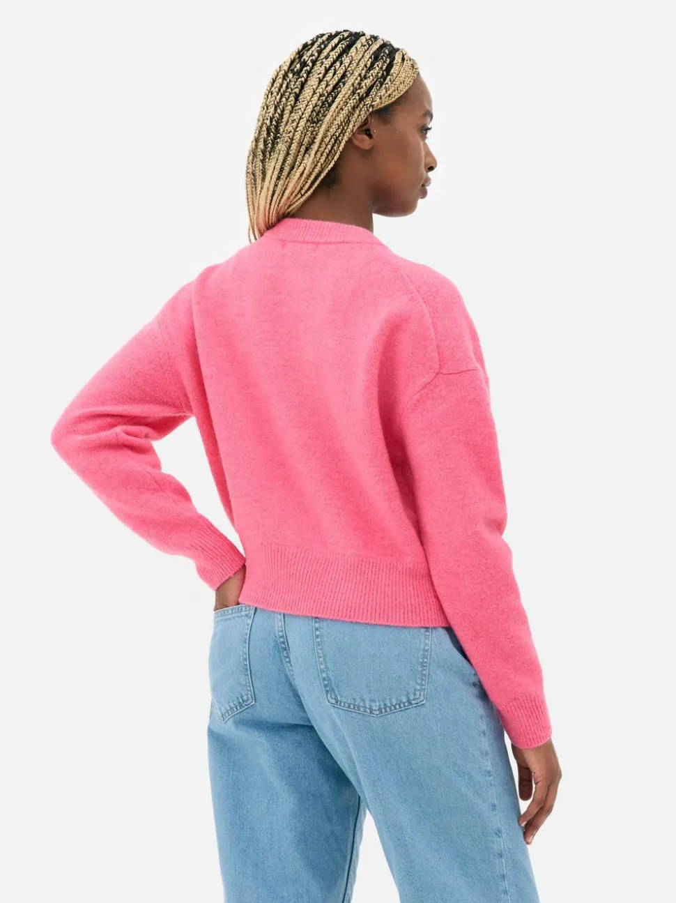 Rozpinany sweter z guzikami