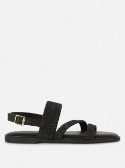 Sandały elastyczne o szerokim kroju