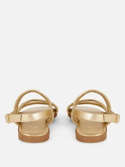 Sandały elastyczne o szerokim kroju