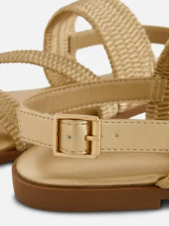 Sandały elastyczne o szerokim kroju