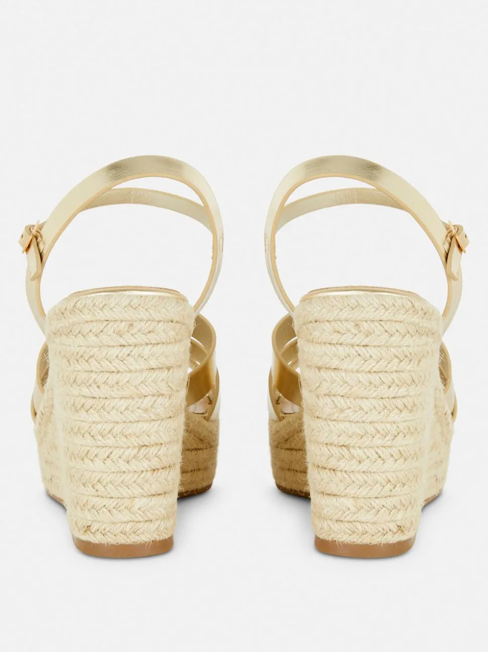 Sandały na koturnie z paskami Paula Echevarría